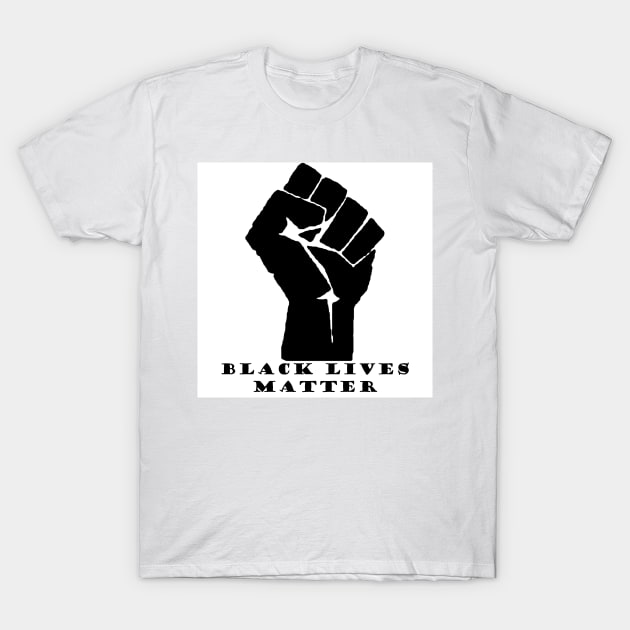 Black Lives Matter T-Shirt by thedelkartist